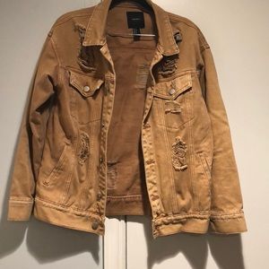 Forever 21 Distressed Denim Jacket